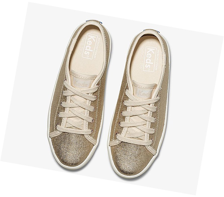 Keds Big Kid Kickstart Fall Core Casuals Shoes Kinder Rosa Gold | UMKZ98053