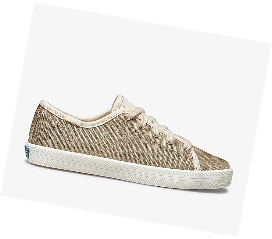 Keds Big Kid Kickstart Fall Core Casuals Shoes Kinder Rosa Gold | UMKZ98053